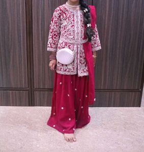 Embroidered Indian Outfit