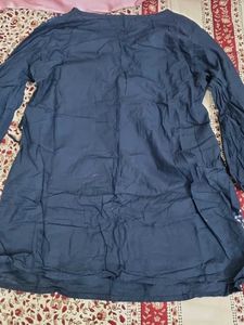 Tokyo Talkies Navy Kurti