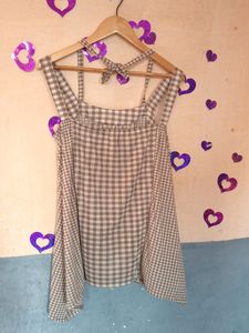 Cottagecore Gingham Top
