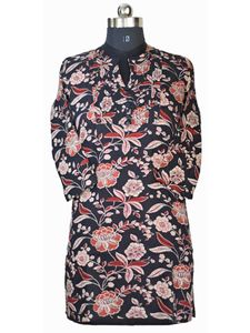 Brand New Women's Short Kurti - Black Colour