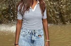 Striped Crop Top