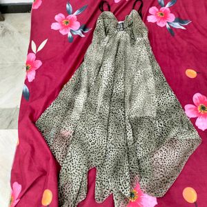 Animal Printed Western Dress Completely New In Condition No Flaws No Damage Not Worn More Than Once S And M Can Easily Wear This