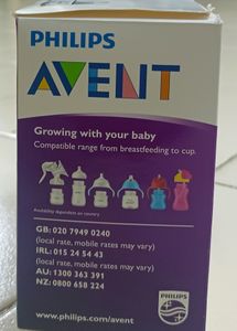 Avent Natural Plastic Feeding Bottle 125 Ml