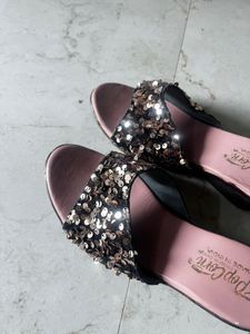Sequins Heel Sandel