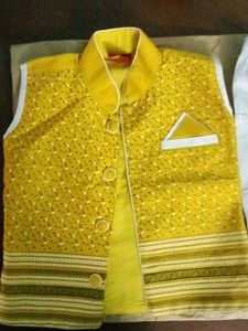 Boy Sherwani With Byjaama
