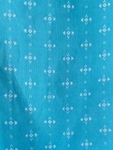 Sky Blue Short Kurti For Women