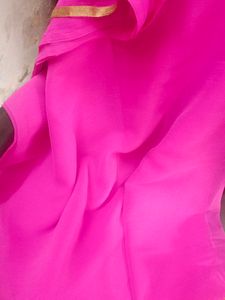 New Magenta Colour Saree