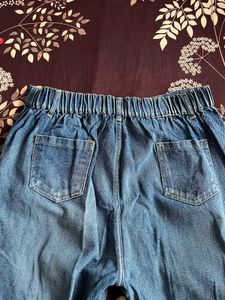 Vintage Elastic Waist Jeans