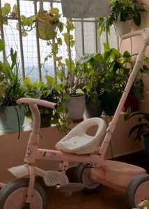 Baby Tricycle with Push Handle – Good Condition