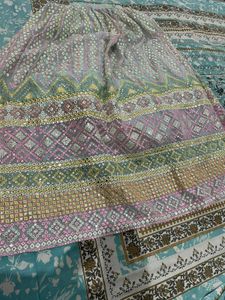🔥 Multicolour Gotta patti Work Jaipuri Lahenga🔥