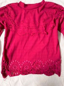 Pink (Rani) Colour Short Top