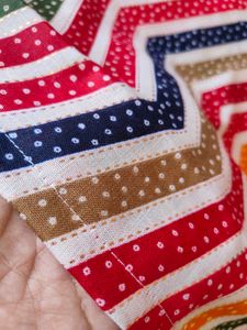 Colorful Chevron Sundress/ Multicolour Kurthi