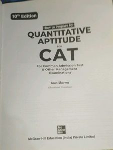CAT Quantitative Aptitude Book