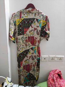 Patterned Shirt Dress