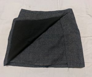 Checkered Skirt With Shorts Underneath