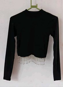 Black Long Sleeve Top