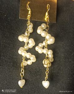 Pearl Spiral Earrings