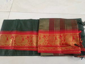 Handmade Pure Kanchi Pattu Rashmika Mandana Saree