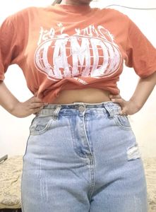 Distressed Denim Jeans