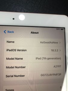 iPad 7th Gen 32GB A2197