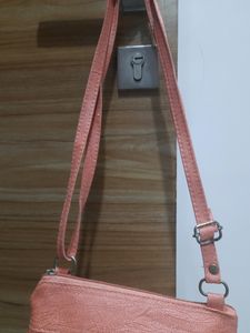 Beautiful Carrot Colour Sling Bag