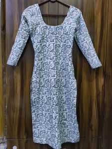 Grey Colour Kurta Set