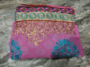 Pink &amp; Turquoise Indian Outfit