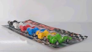 6 Race Toy Car Set (Plastic)