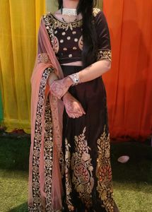 Elegant Embroidered Indian Dress
