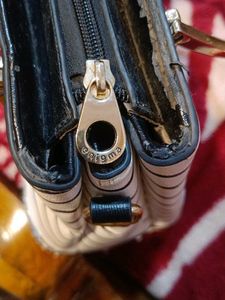 Enigma Striped Handbag 👜