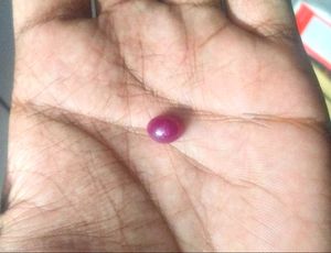 ORIGINAL RUBY RING SIZE STONE (100%) ORIGINA