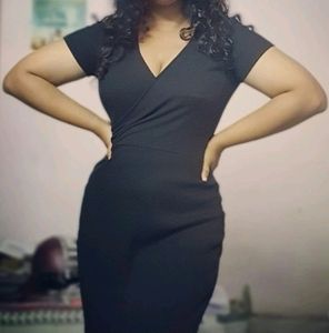 Black Party Wear Bodycon Dress