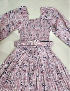 Paisley Print Dress