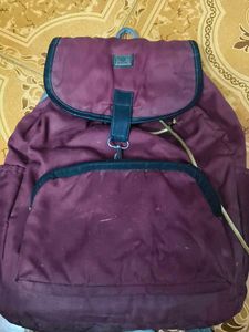 Maroon Backpack