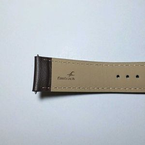 Fastrack Genuine Leather Brown 22mm Watch Strap