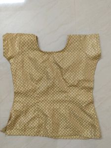 Brocade Slip On Blouse