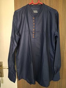 Navy Blue Kurta