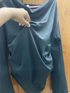 Elegant Black Long Sleeve Top