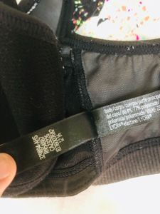 Victoria’s Secret Patterned Dual Zipper Sports Bra