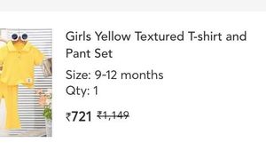 Hopscotch Yellow Polo Shirt And Pant Set