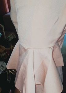 NUDE BODYCON DRESS