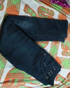Black And Bule Jeans