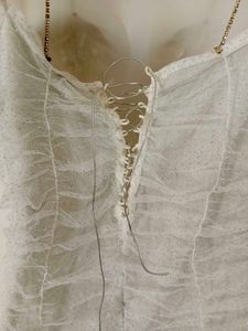 White Glittery Bodycon Mini Dress