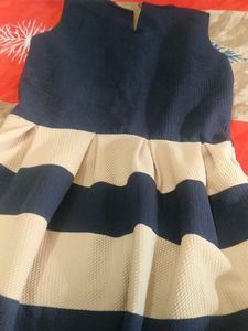 Black And Cream Colour One Piece