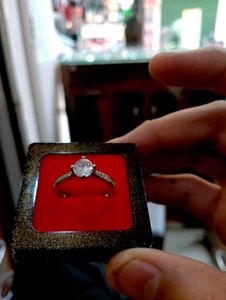 Diamond Ring Pure Silver 925