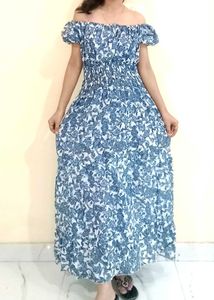 Brand New Blue Smokey Dress 👗