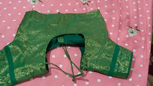 Green Brocade Blowse