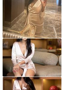 Satin Short Dress