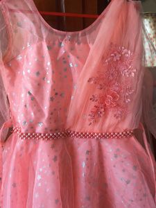 Elegant Pink Party Dress