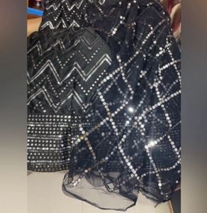 Black Colour Lehenga